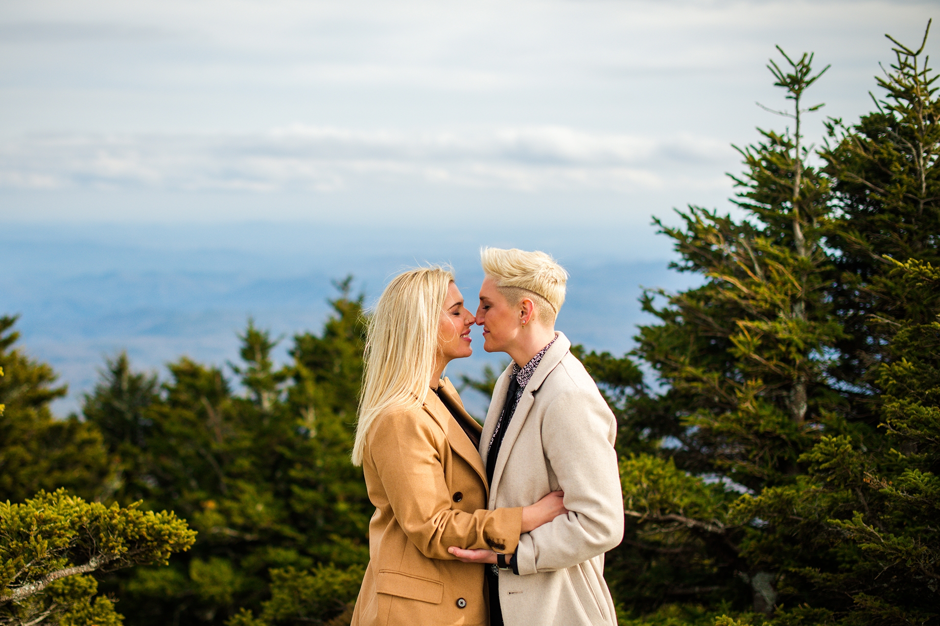 Tarin and April's Double Proposal in Banner Elk