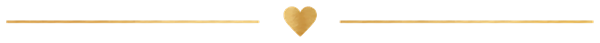 Gold heart divider