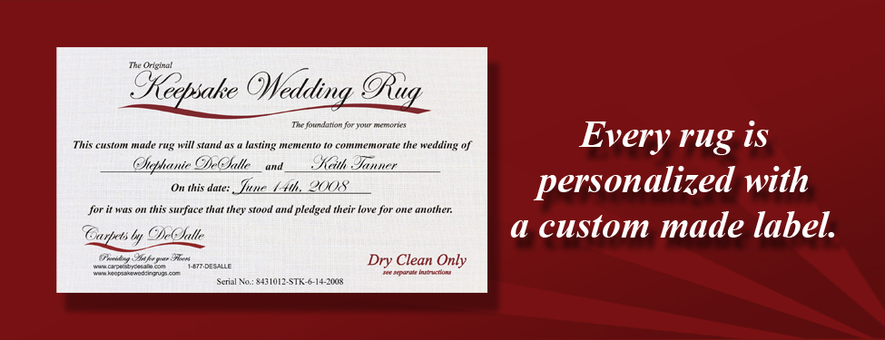 Keepsake Wedding Rugs